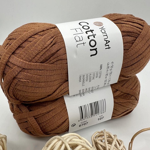 Пряжа Cotton Flat 6707