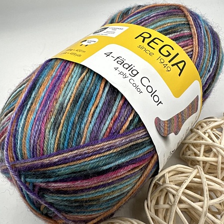 Пряжа Regia 4 - fadig Color 04073
