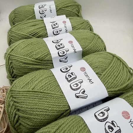 Пряжа Yarn Art Baby (бэби) 69 зеленый