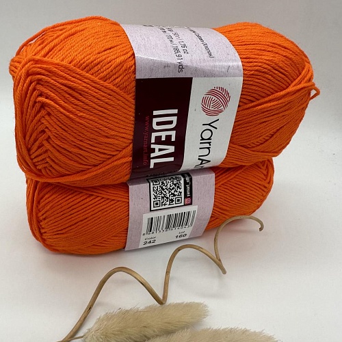 Пряжа Ideal 242 оранж