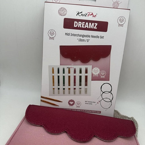 Спицы для вязания 200630 Набор &amp;quot;Midi&amp;quot; спиц съемных &amp;quot;Dreamz&amp;quot;
