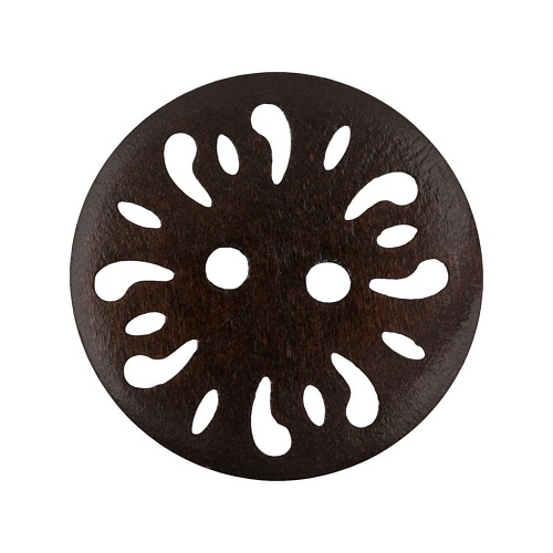 Пуговицы Пуговица &amp;quot;BLITZ&amp;quot; DRN 0115 40 &amp;quot; ( 25 мм) (уп.24 шт) дерево №304 коричневый, цена за шт.