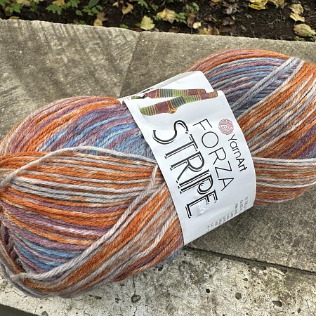 Пряжа Yarn Art Forza Stripe 2805