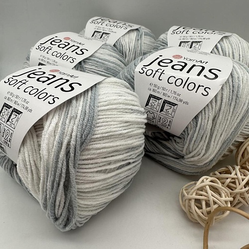 Пряжа Jeans soft colors 6208