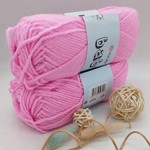 Пряжа Yarn Art Baby (бэби) 10119 королевский розовый
