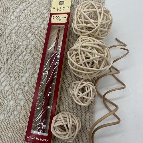 Крючки для вязания Крючок с ручкой ETIMO Red 3.0мм