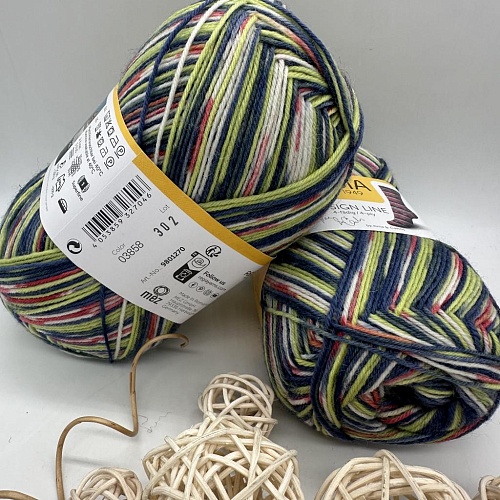 Пряжа Regia Design Line 4-fadig 03858 мирон