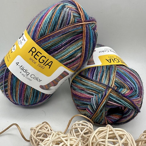 Пряжа Regia 4 - fadig Color 04073