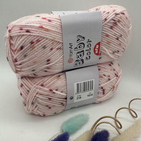 Пряжа Yarn Art Baby color (бэби) 218 розовый