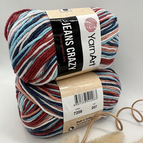 Пряжа Jeans Crazy 7208