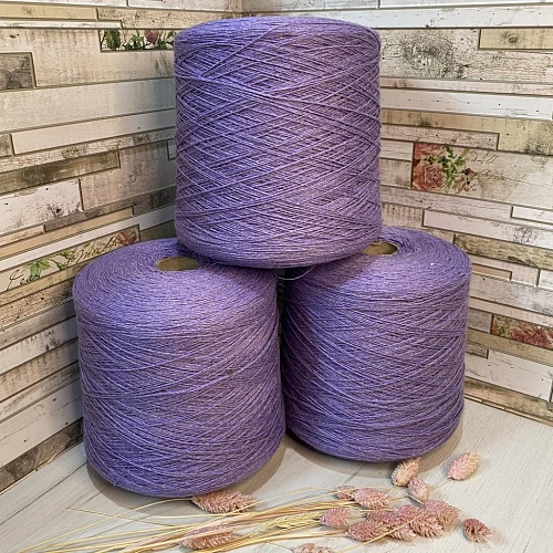 Пряжа в бобинах Cassiopea 2356 Lilla. Цена за 10 гр