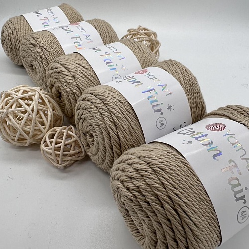 Пряжа Cotton fair 4/4