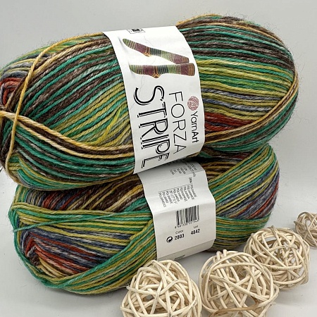 Пряжа Yarn Art Forza Stripe 2803