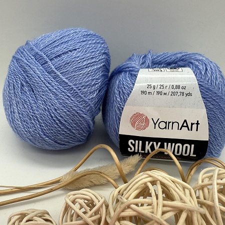 Пряжа Silky Wool 343