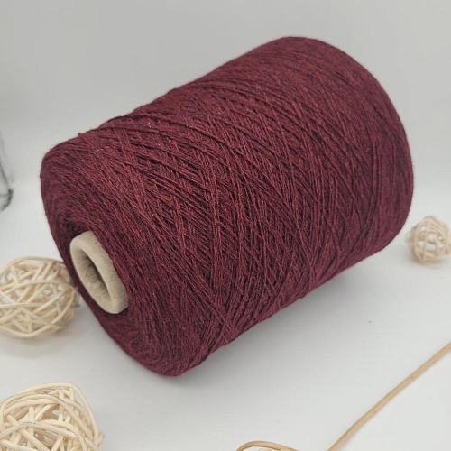 Пряжа в бобинах Millefili бордо