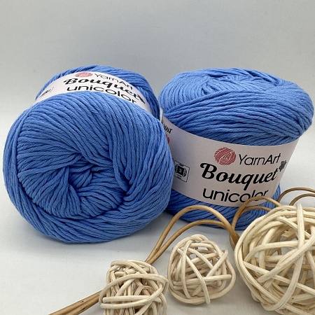 Пряжа Yarn art Bouquet Unicolor (Букет однотон) 3223 небесно-синий