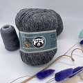 Пряжа Норка (синяя этикетка) 803 тёмный меланж