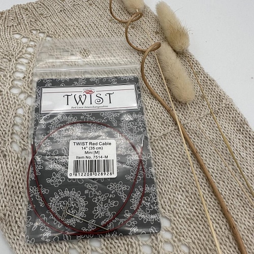 Спицы для вязания Леска M к металлическим спицам,35 см