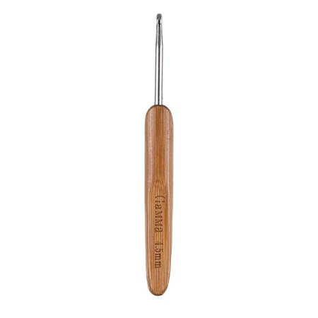 Крючки для вязания Крючок для вязания с бамбуковой ручкой № 4,5