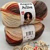Пряжа Angora Active 851 коричнево - рыжий