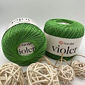 Пряжа YarnArt Violet 6332 зеленый