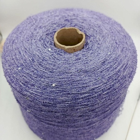 Пряжа в бобинах Boucle (хлопок,пайетки) Цена за 10 гр