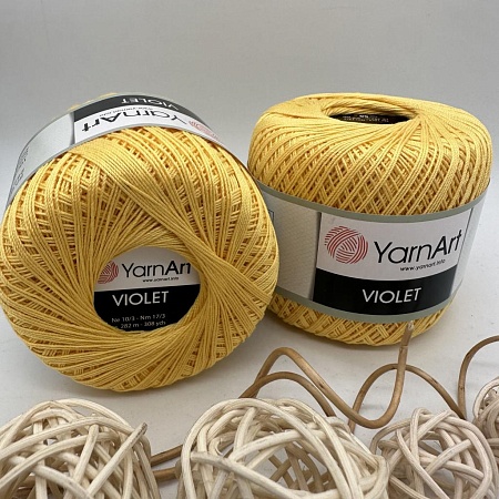Пряжа YarnArt Violet 4653 св желтый