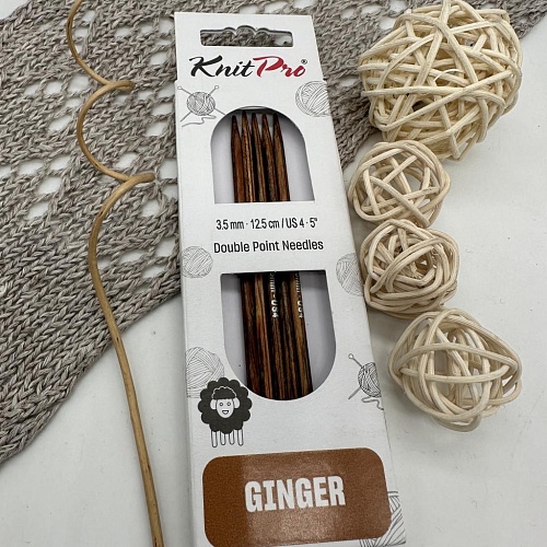 Спицы для вязания Ginger спицы чулочные 3.5 мм 12,5 см