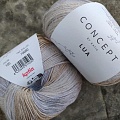 Пряжа Concept Lua (хлопок, лен) 105 пески Сахары