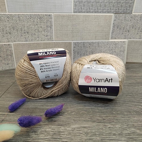 Пряжа Milano 870 св беж